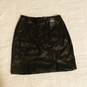 Hollister faux leather skirt still with tags